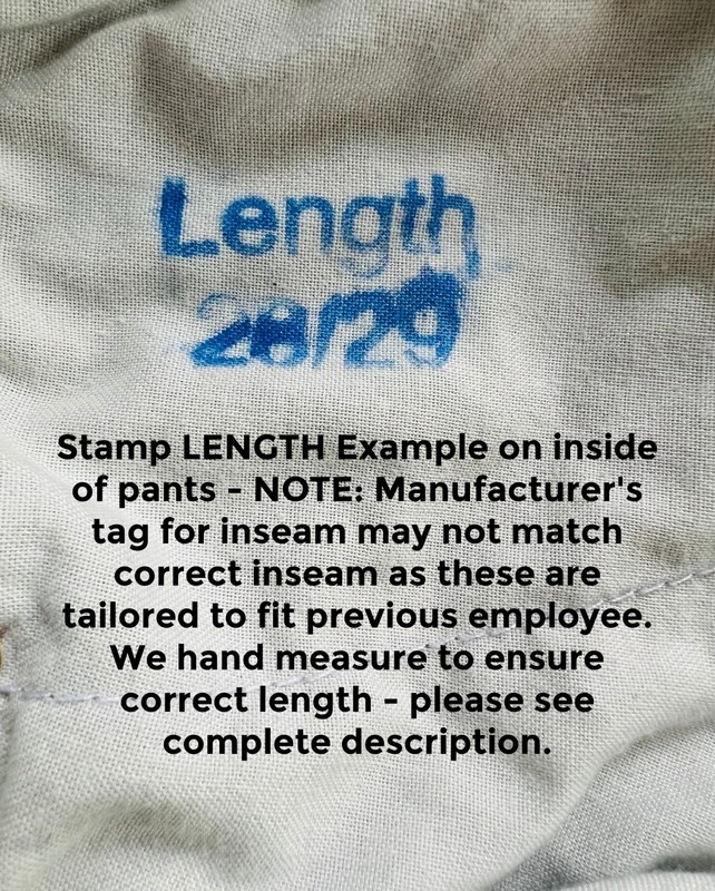 Used Uniform Work Pants Cintas Redkap Unifirst G&K Dickies and others BLACK gallery
