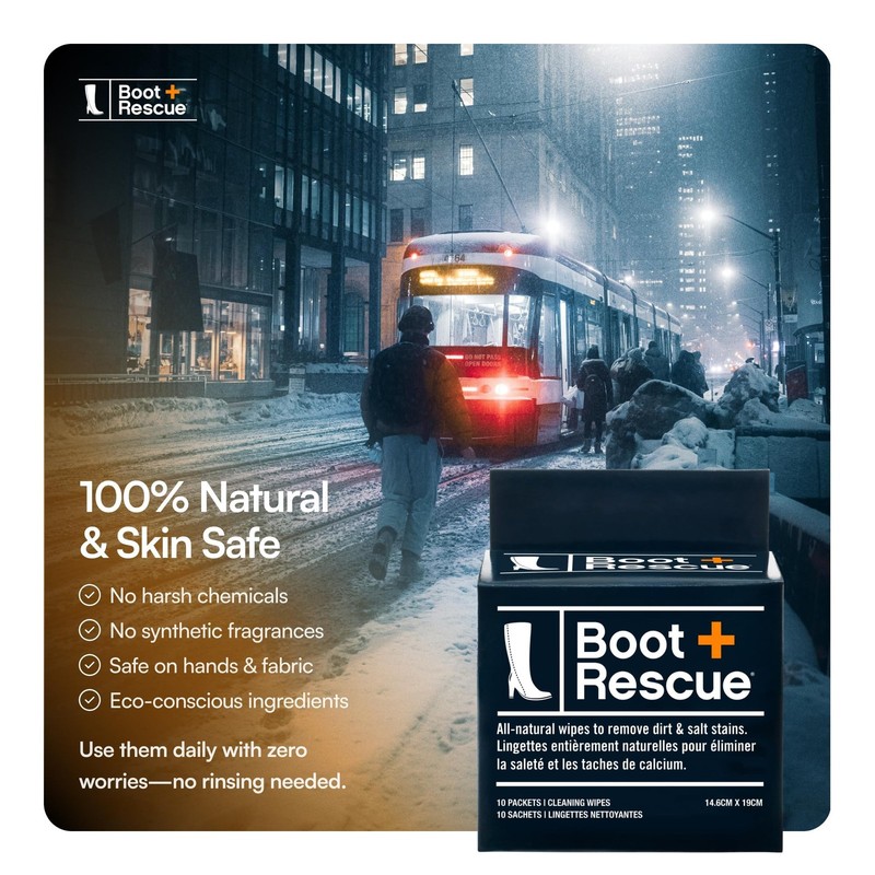 Boot Rescue Cleaning Wipes 15 Pack Leather Suede Dirt Salt Remover Re-sealable gallery
