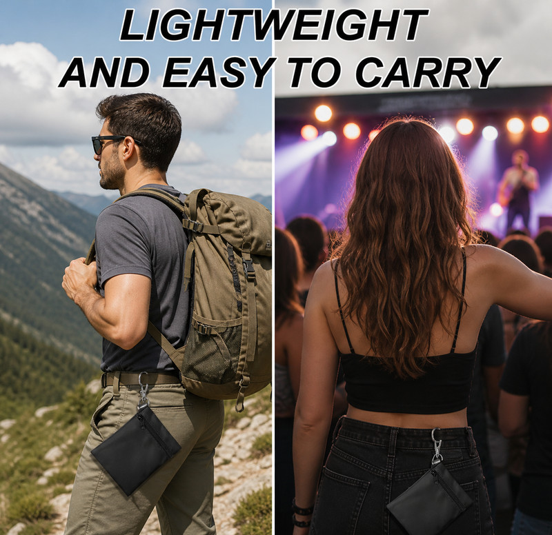 Daily Carry Pouch System Travel Organizer Kit Carabiner Key Ring Set gallery