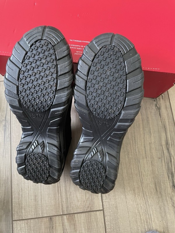 STQ Women’s Slip On Walking Shoes Black Non Slip Work Shoes Orthopedic Sneakers gallery