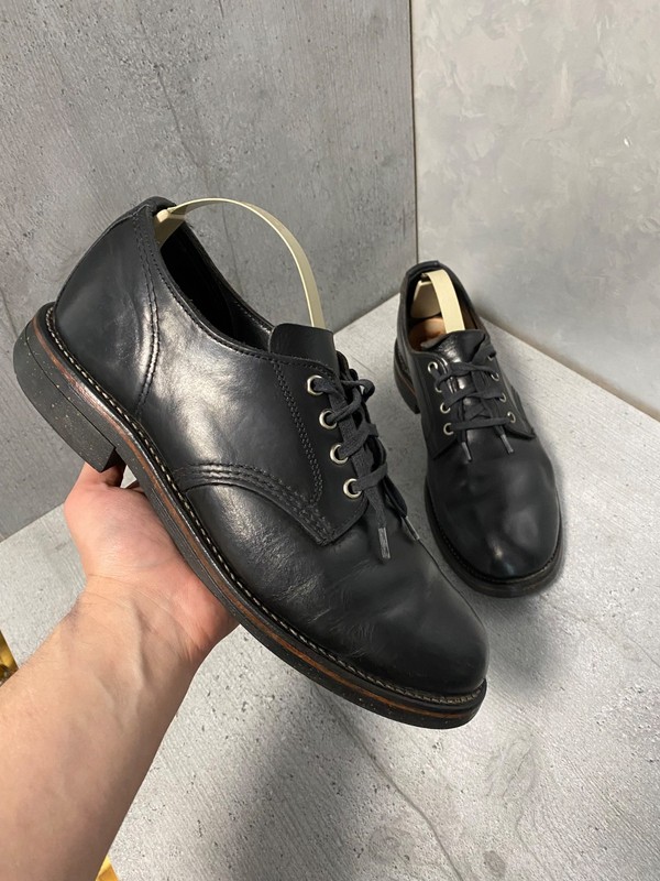 Chippewa Heritage Service Shoes 1901M73 Black Leather Handcrafted in USA Size 9D