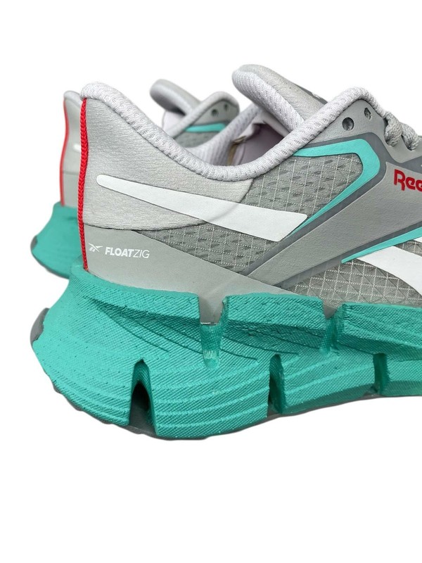 Reebok Women Running Sneaker Training FloatZig 1 100210242 Grey Aqua Size 10.5 M gallery