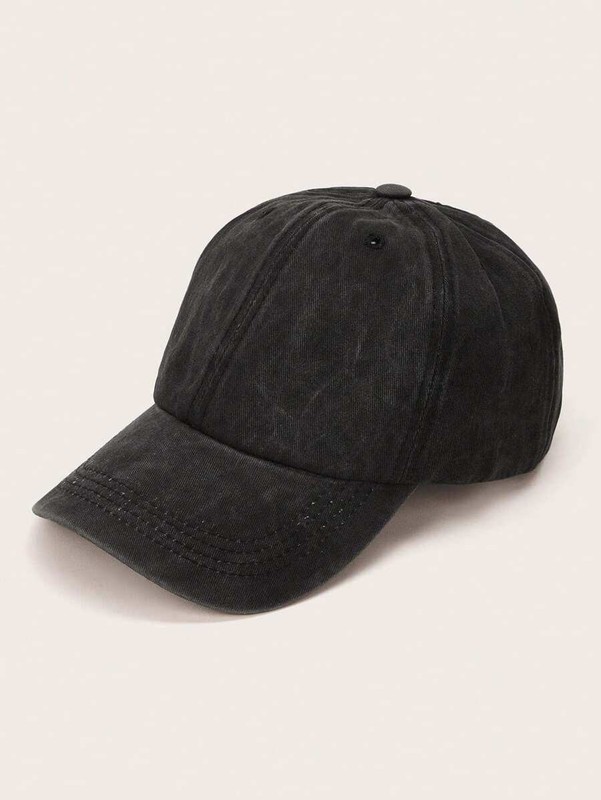 Distressed Baseball Cap Ponytail Unstructured Dad Hat Washed Y2K Anti-UV gallery
