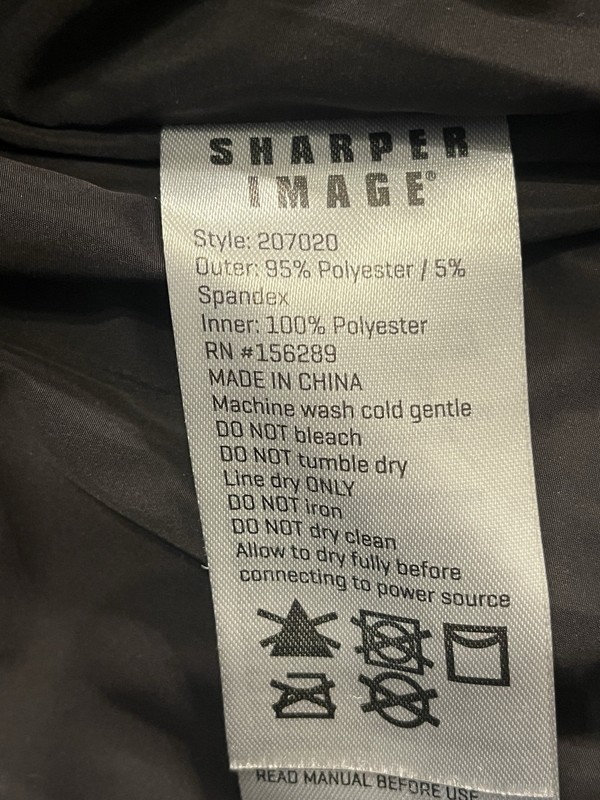 Sharper Image Mens Jacket Size XL Rechargeable Heated Softshell Please Read gallery