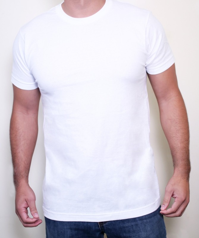 New Light weight white Tultex 202 – Unisex Fine Jersey T-Shirt