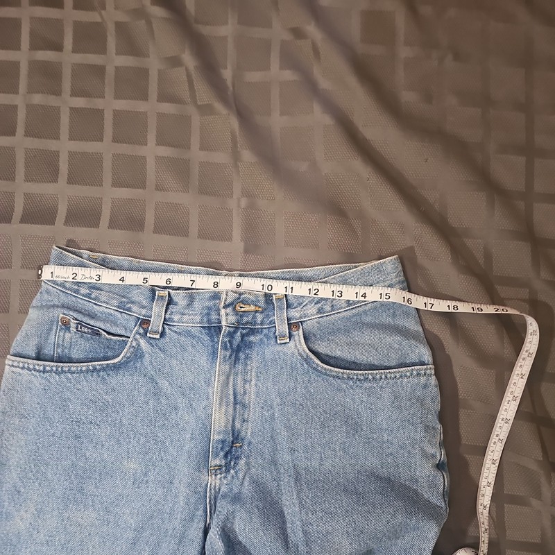 LEE RIDERS Light Wash Jeans 100% Cotton Denim Vintage 32×30 gallery