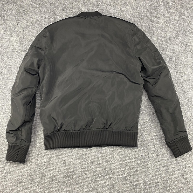 Fossa Apparel Wingover Bomber Jacket Mens Small Black Lexus Logo Full Zip 1518 gallery