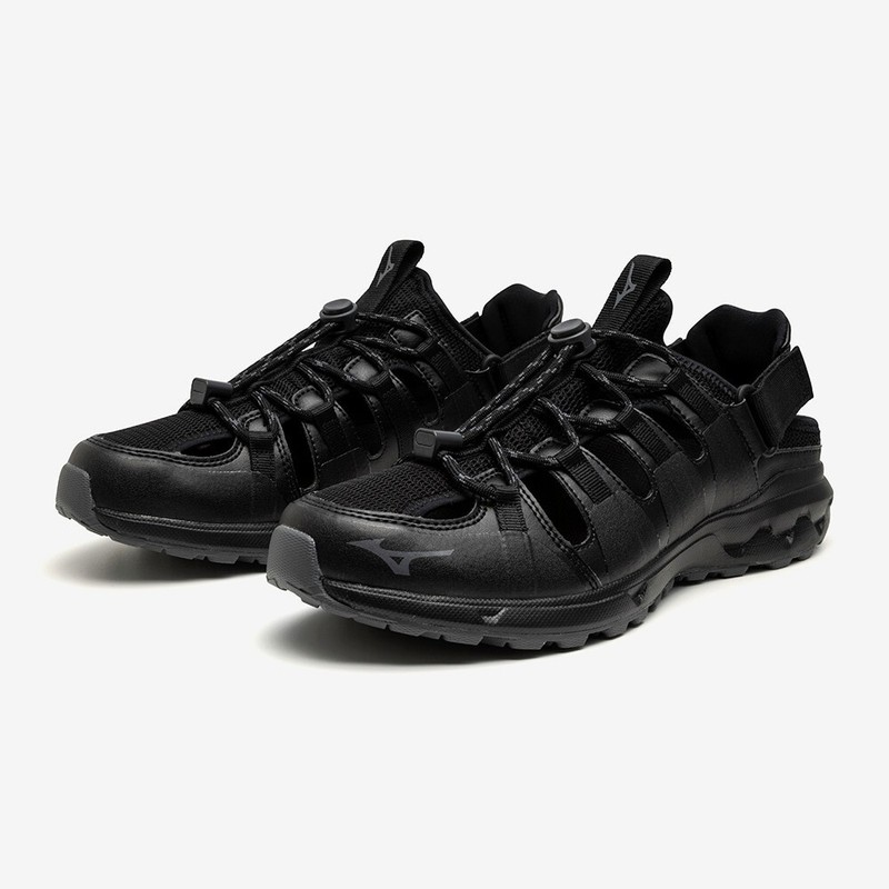 MIZUNO WAVE EVOKE SWITCH B1GA2400 09 Black Width 3E Lifestyle Shoes