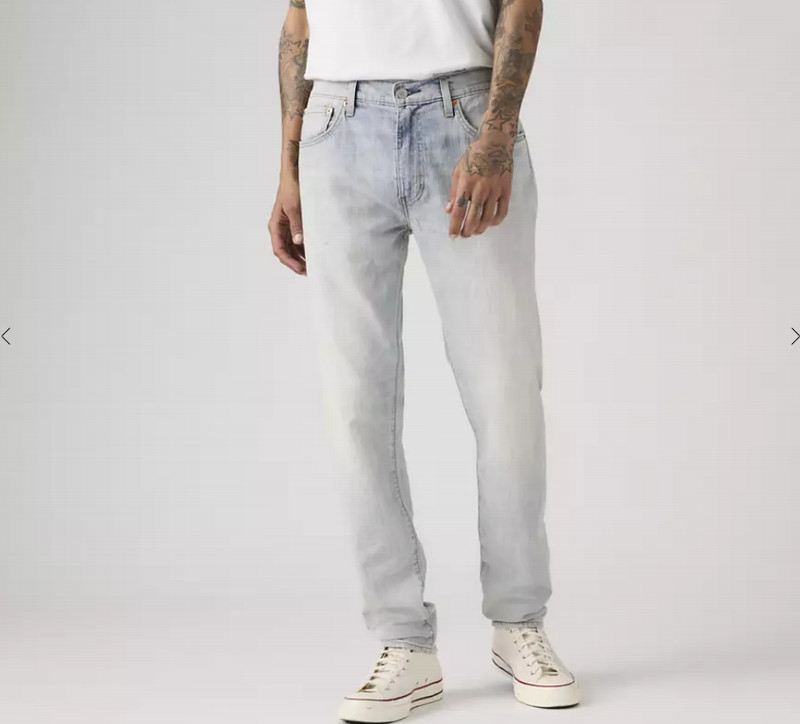 Levi’s 512™ Slim Taper Linen+ Denim Lightweight Men’s Jeans – Pale Moonlight