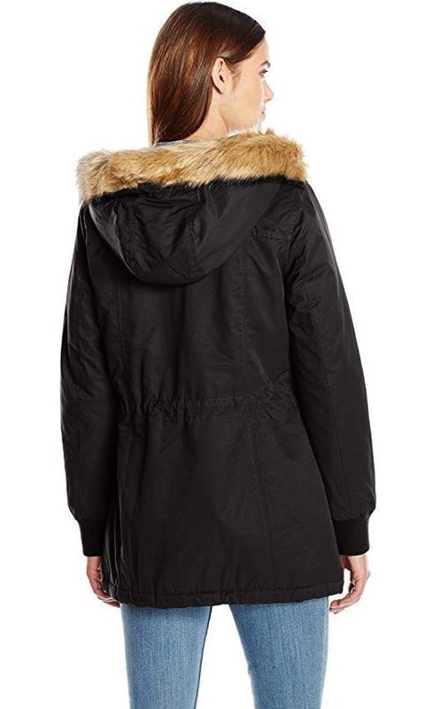 Levi's Women's Cotton Nylon Faux Fur Hooded Sherpa Parka Jacket Variety gallery