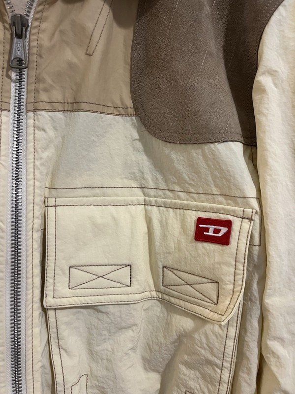 Diesel J-tech Patchwork Off-white Jacket Men's gallery