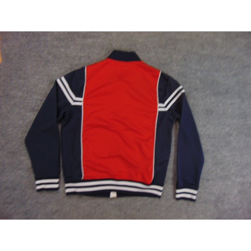 Born Fly Track Jacket Mens Large Red Navy Blue Star Logo Full Zip Streetwear gallery
