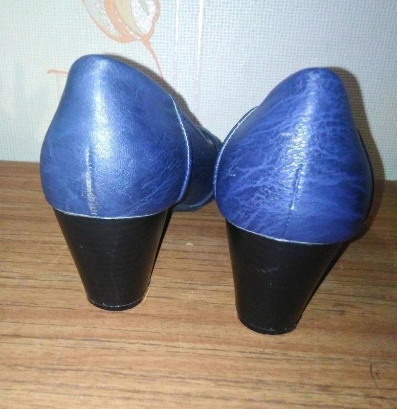 Women Via Delle Rose Heels Navy Artificial Leather gallery