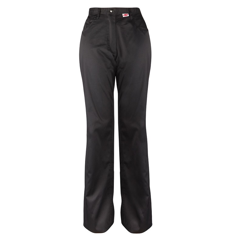 Ladies Womens Black Work Pants Trousers Jean Style Hard Wearing Plus Size