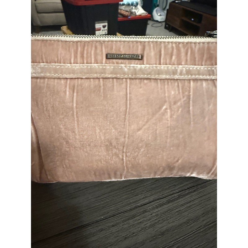 Rebecca Minkoff Mini MAC Velvet Crossbody Bag Blush Pink Gunmetal Hardware gallery