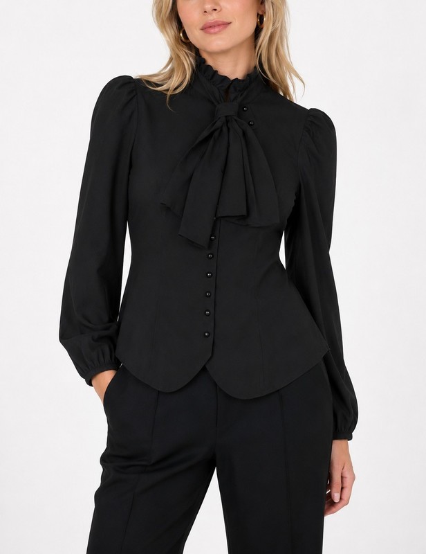 LIMITED EDITION Chic Star Gothic Ruffle Collar Blouse (BRAND NEW)