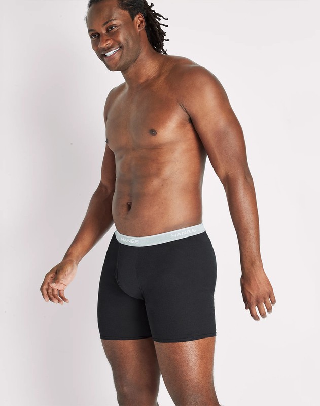 Hanes Boxer Briefs 10-Pack Men's Tagless Comfort Flex Waistband Soft Tag Free gallery