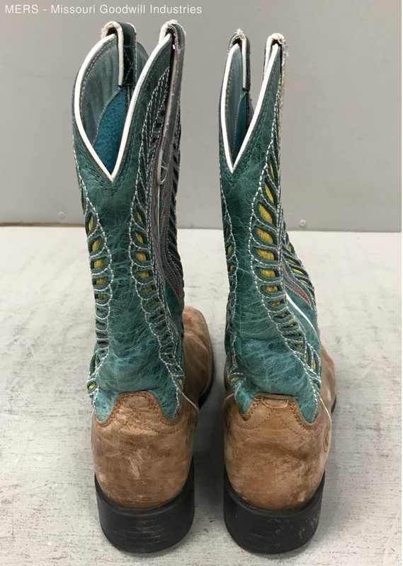 Ariat 10019903 Women Turquoise/Brown Western Boots - US 6B - UK 3.5M - EU 36.5M gallery