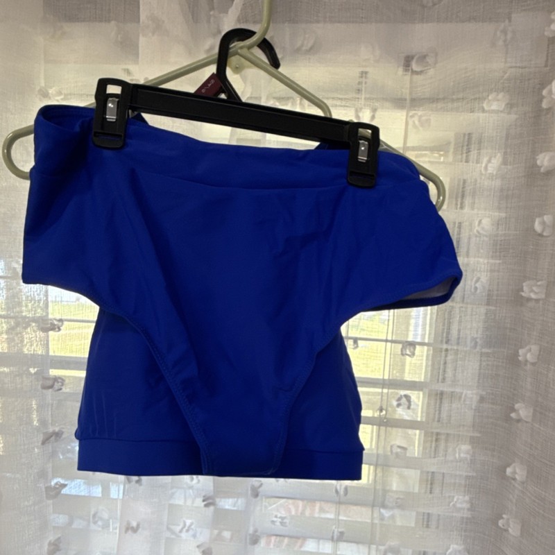 Blue Athletic Racerback Bikini Set 80% Polyamide 20% Spandex Size L gallery