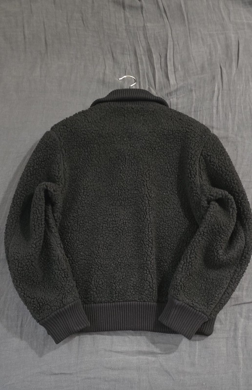 COS Men's Black Teddy Jacket W/ Funnel Neck gallery