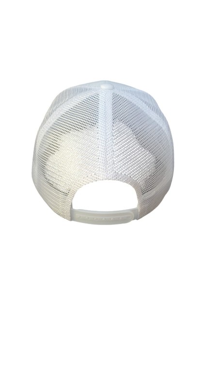 USA White Mesh 6 Panel Hat Funny Dad Hat white cotton front Snap back one size gallery