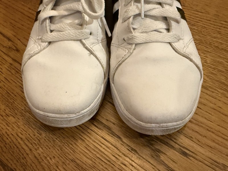 Adidas NEO comfort Footbed Baseline White - Black Womens size 6 (AW4299) gallery