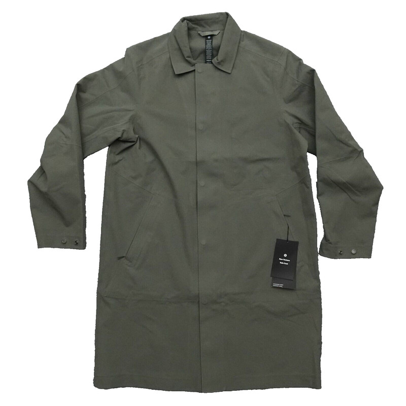 Mens Lululemon New Venture Rain Coat Waterproof Windproof M ROVR New $298
