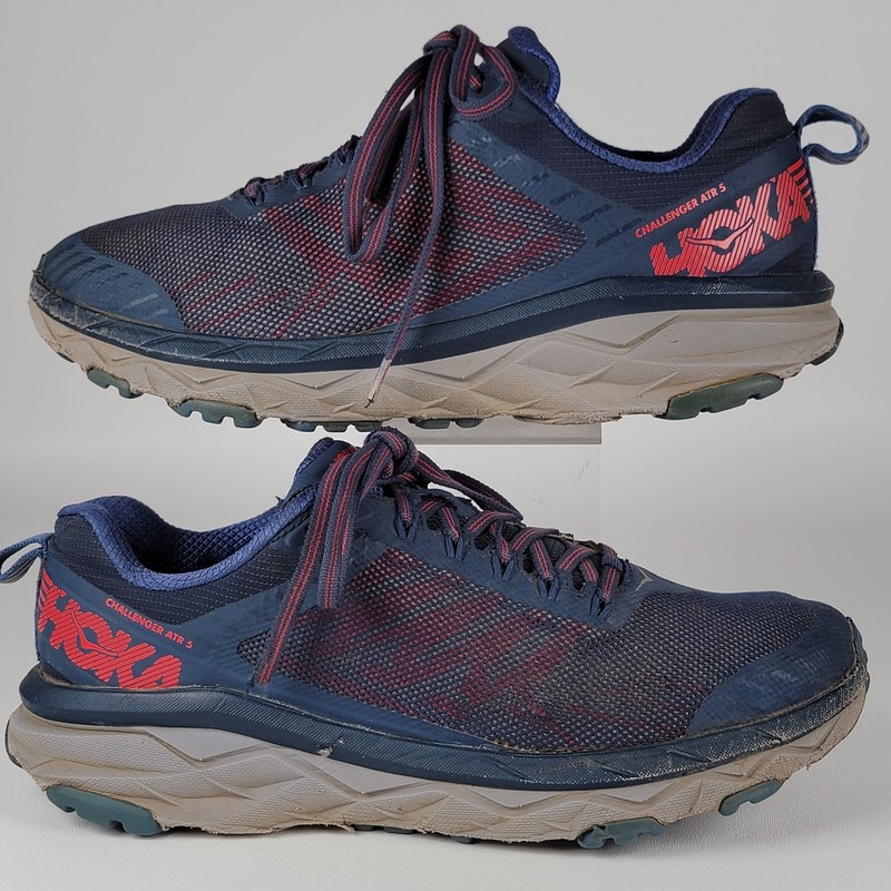 Hoka Challenger ATR 5 Men's Trail Running Shoes Blue Red Size 8 114093 gallery