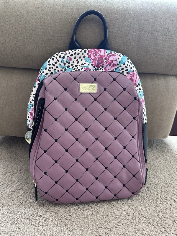 LUV Betsey By Betsey Johnson Quilted Hearts Backpack