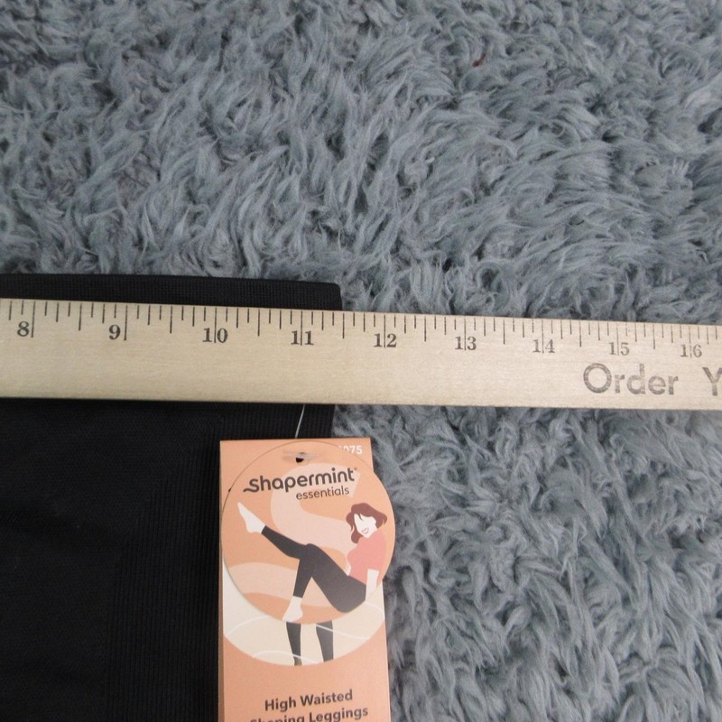 Shapermint Essentials Leggings Womens S Black Ankle High Rise Shaping 23x24* NWT gallery