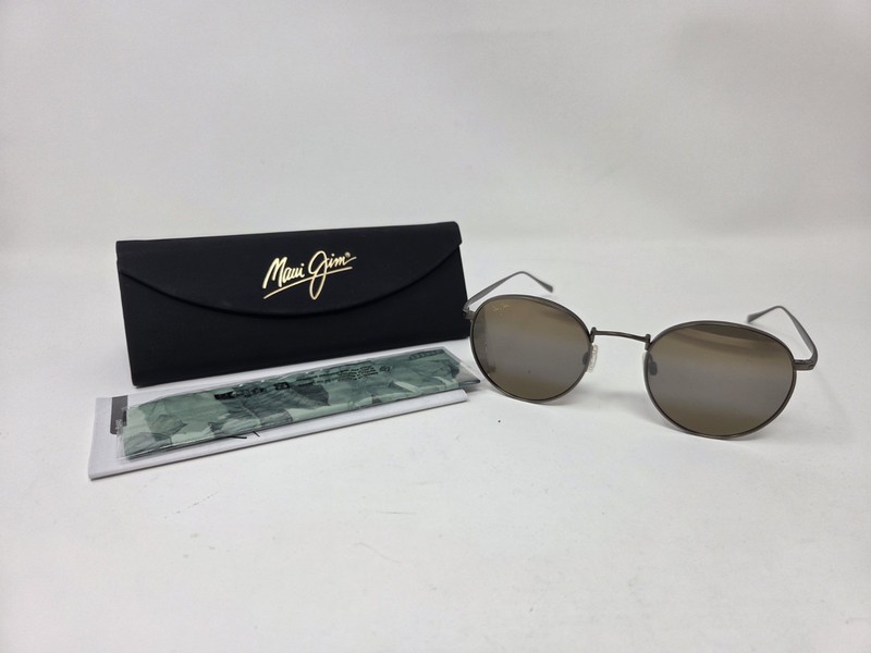 Maui Jim NAUTILUS Bronze Titanium POLARIZED Bronze Lens Sunglass H544N-20C NEW