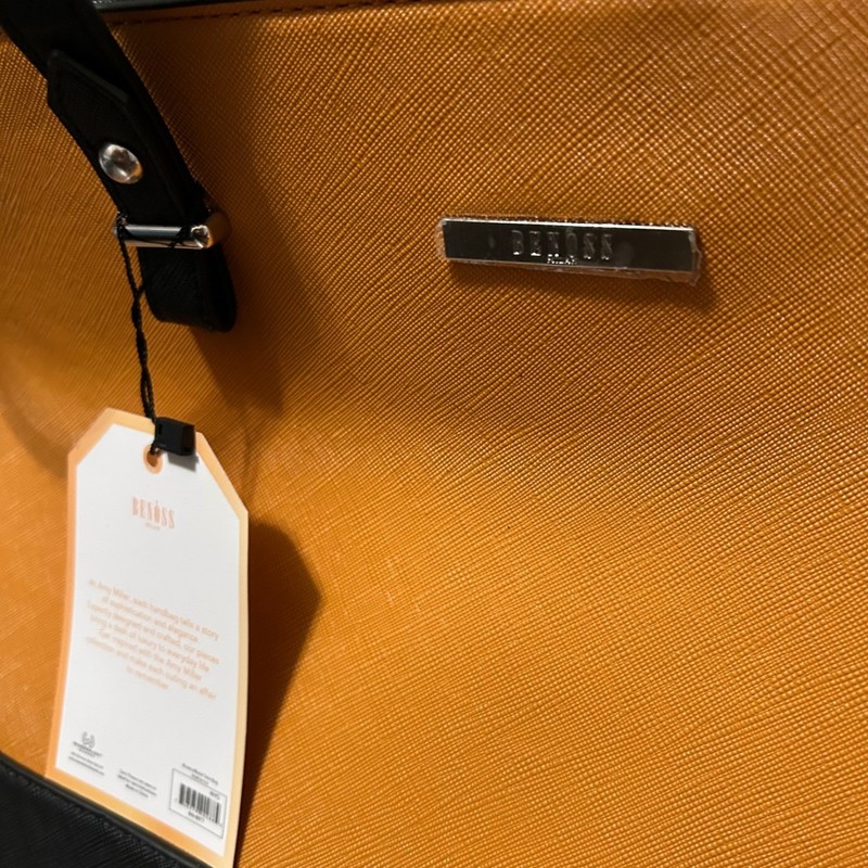 Benoss Amy Miller Collection Brown Black Tote Bag 34X29X11cm Wanderlust New gallery