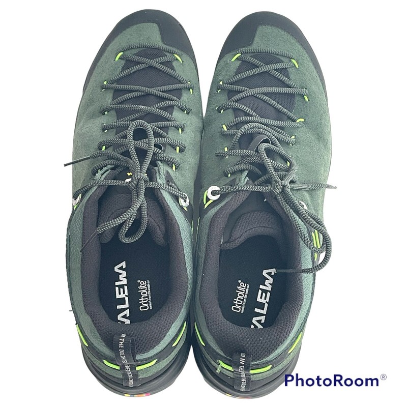 SALEWA MS Wildfire Leather Outdoor Hiking Shoe Raw Green 61395/5331 Mens 11 NEW gallery