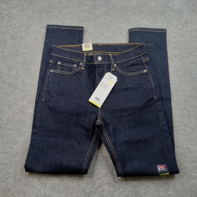 Levis 510 Jeans Mens 29×32 Dark Wash Skinny Fit Stretch Denim Flex Performance