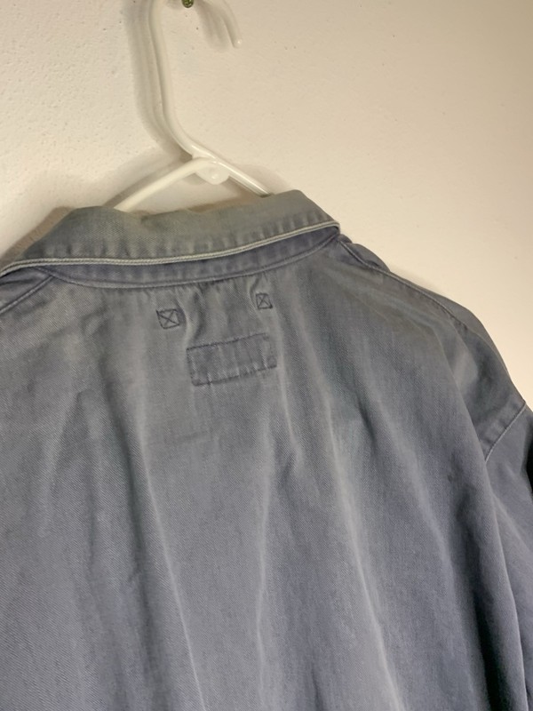 Distressed Polo Ralph Lauren Blue Full Zip Harrington Jacket Mens m Pockets Logo gallery