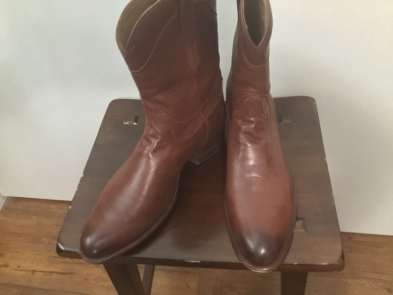 TECOVAS Size 12D THE EARL Bourbon Calf Boots