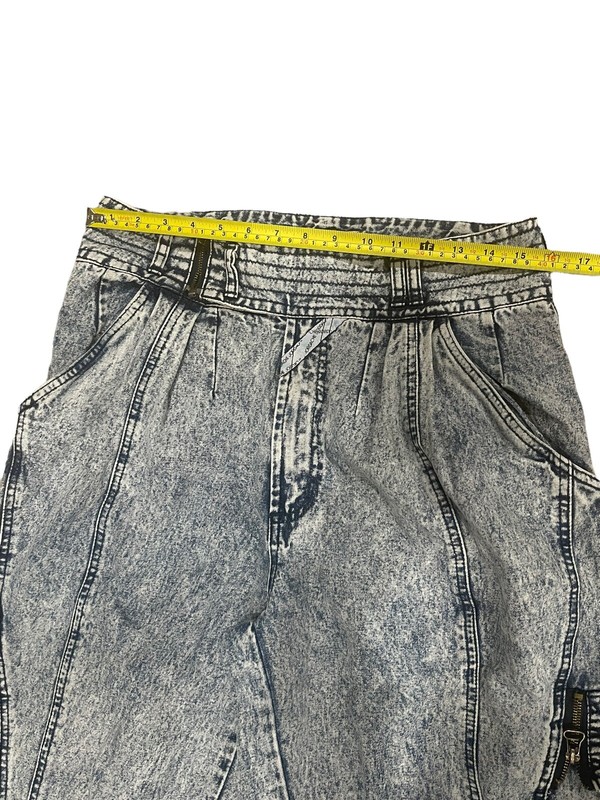 Vtg Jordache Cargo Baggy Y2K High Rise Acid Wash Tapered Rare Unisex 34 Jeans gallery