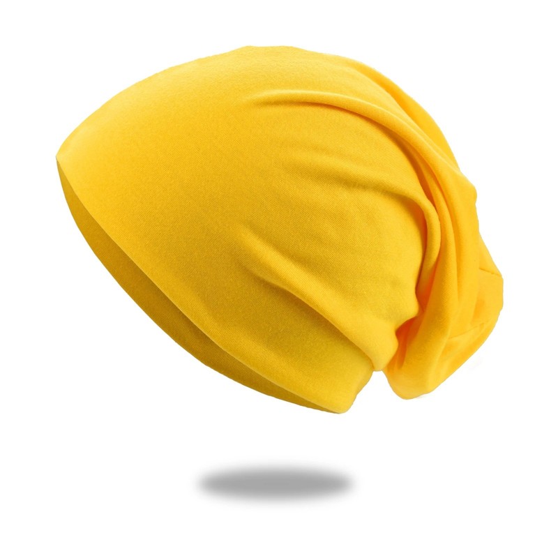 Solid Color Unisex Slouchy Beanie – Soft Lightweight Winter Hat for Men & Women