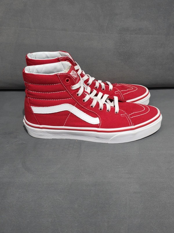 Size 9 - Vans Sk8- High Racing Red gallery