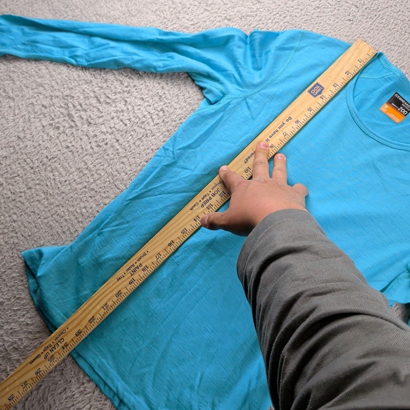 Ice Breaker Merino Shirt Womens M Teal Body Fit Baselayer Wicking Wool 200 gallery