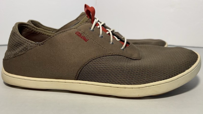 Olukai Mens Nohea Moku Brown 10283-RK13 Slip On Sneakers Shoes Casual Size M11 gallery