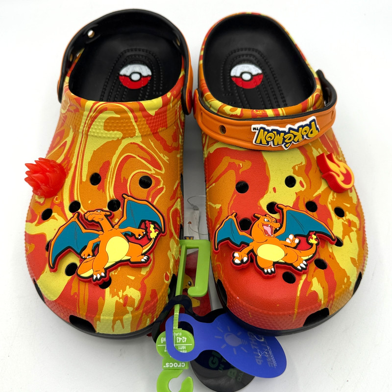 Crocs Pokemon Charizard Mens Size 9 Classic clog 210242 001