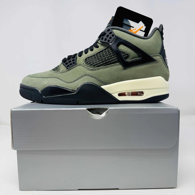 Size 11.5 – Undefeated x Air Jordan 4 Retro 2025 – Green