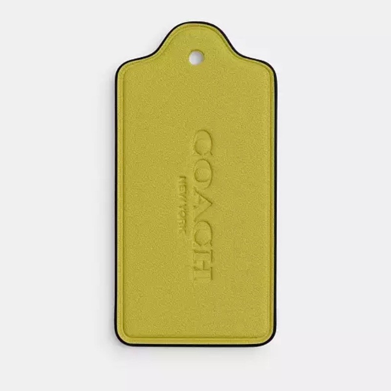 COACH Large Leather Hangtag CBA17 YOU PICK COLOR!