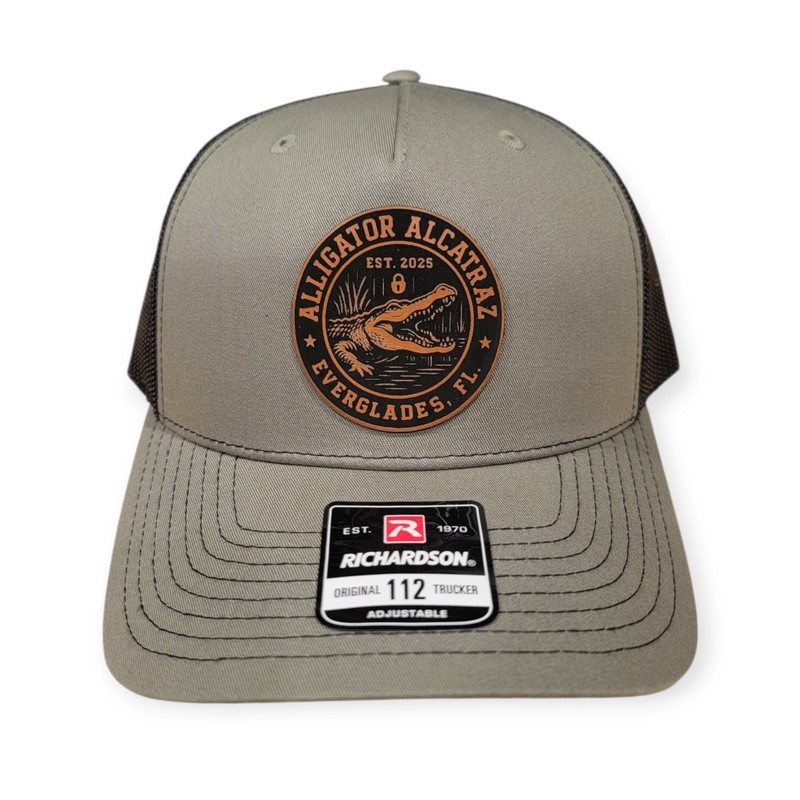 Richardson 112FP Alligator Alcatraz Everglades FL, Trump Prison, Lo Pro Trucker
