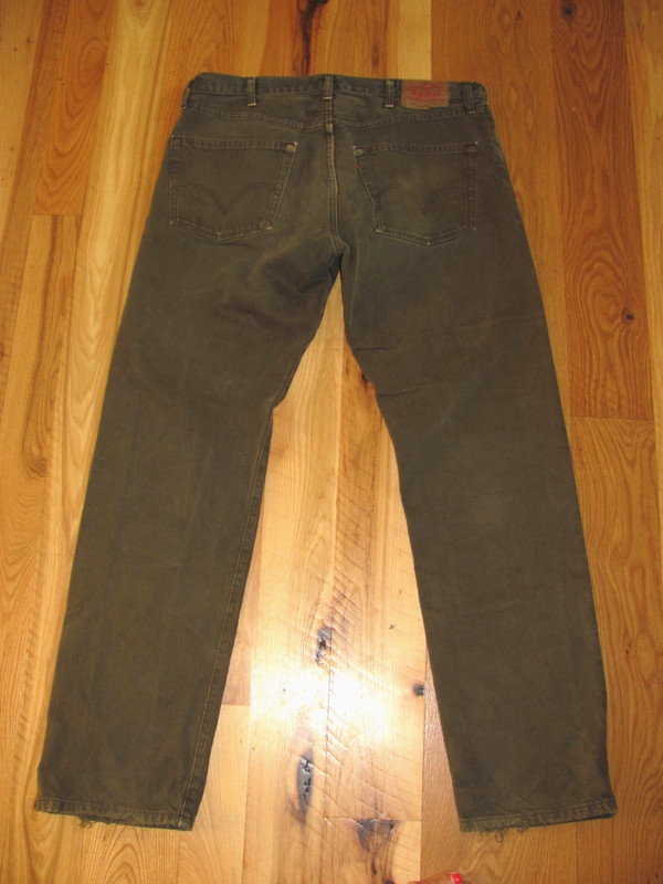 Levi’s 501 Vintage Fade Brown Cotton Straight Leg Denim Pants Men’s 38 x 34 (TD7
