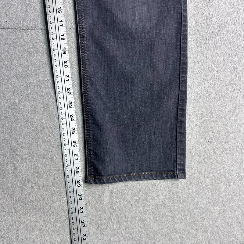 Prana Jeans Mens 36 X 30 Bridger Slim Fit Gray Denim Stretch Lightweight gallery