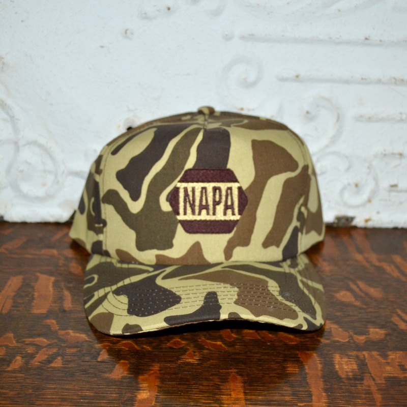 Vintage Napa Camouflage Snapback Hat NEW UnWorn