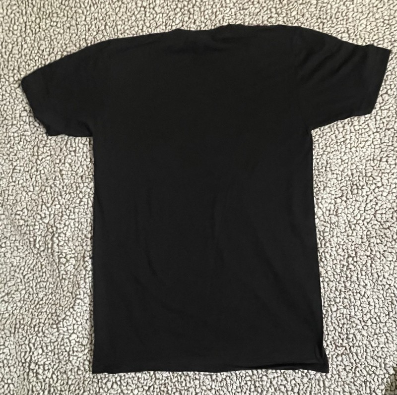 American Apparel Fine Jersey 100% Combed Cotton T-Shirt Black Small Made In USA gallery