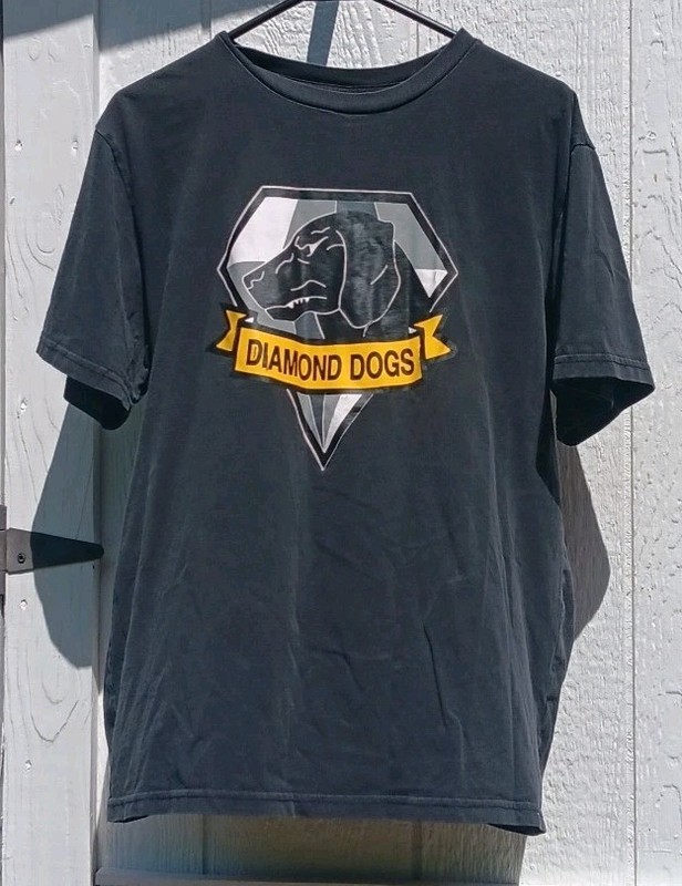MGS Metal Gear Solid V Diamond Dog T Shirt The Phantom Pain Big Boss